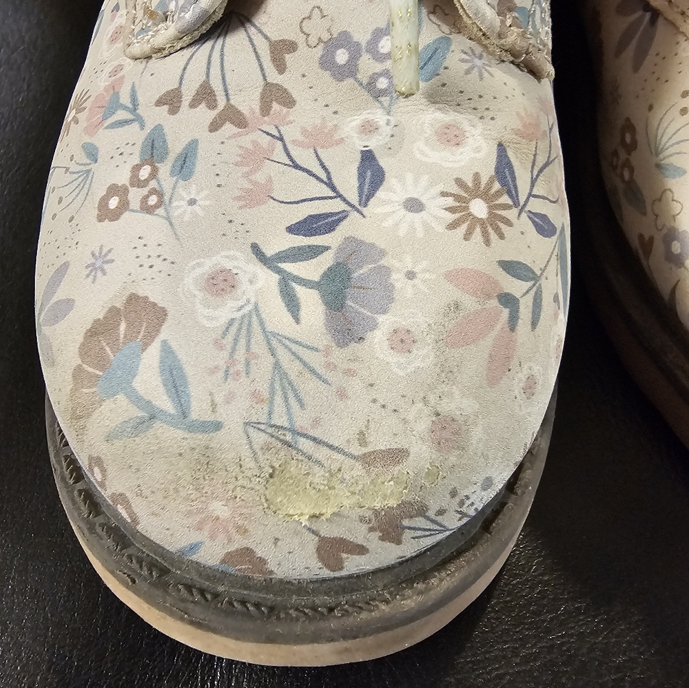 Cat and Jack's Girls Pink Floral Boots size 10 - Picture 8 of 12